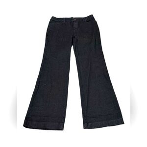 Chico's Black Wide-Leg Trousers